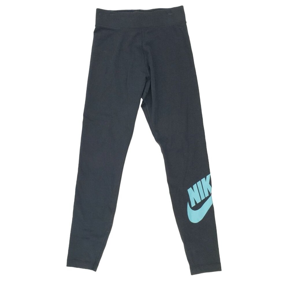 Nike Women's Sportswear Essential High-Waisted Leggings Size S Black CZ8528 NWOT